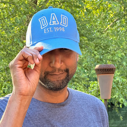 Dad Est. Hat with Kids Names