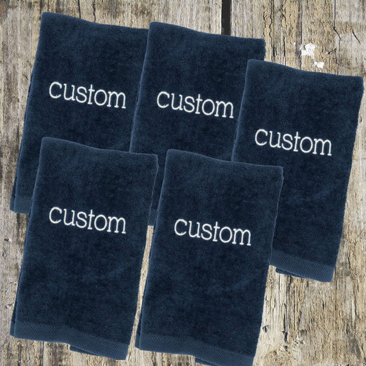 Custom Embroidered Fingertip Towel, Custom Embroidered Towel, Embroidered Towel, Custom Towel, Monogrammed Hand Towel, Personalized Gifts