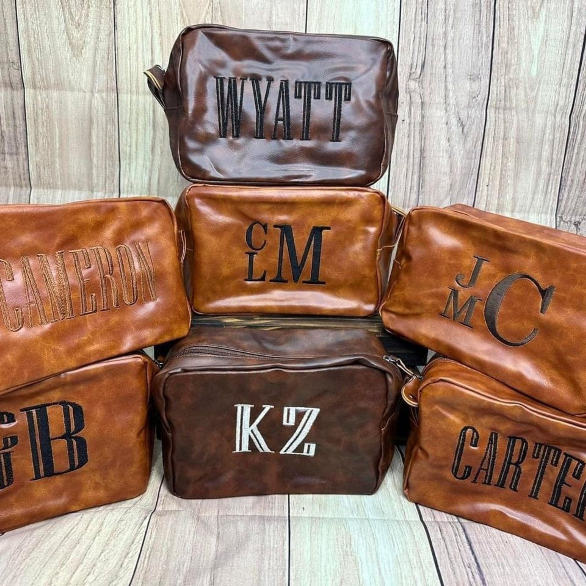 Men's Toiletry Bag Personalized, Custom Travel Bag, Groomsmen Best Man Proposal Gift, Monogrammed Tote for Men, Fathers Day Gift Dad Grandpa